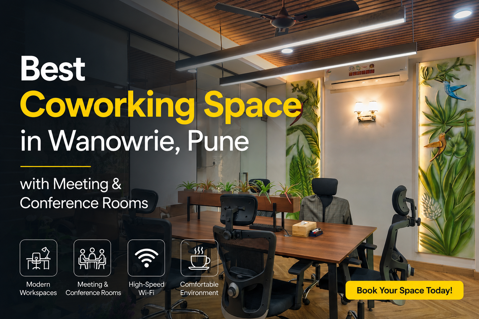 Best Coworking Space in Wanowrie, Pune with Meeting & Conference Rooms